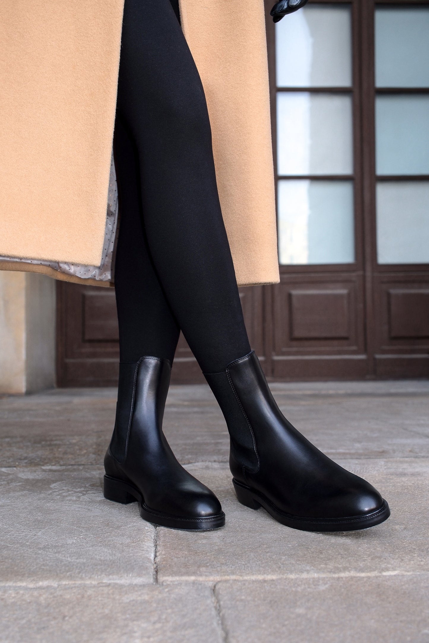 Klasyczne skórzane sztyblety