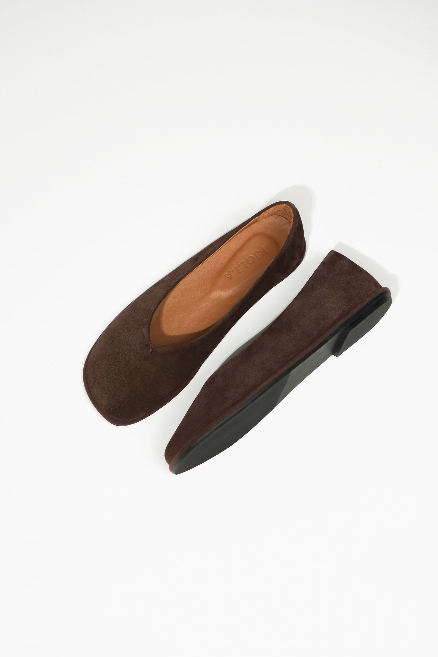 Suede Ballet Flats