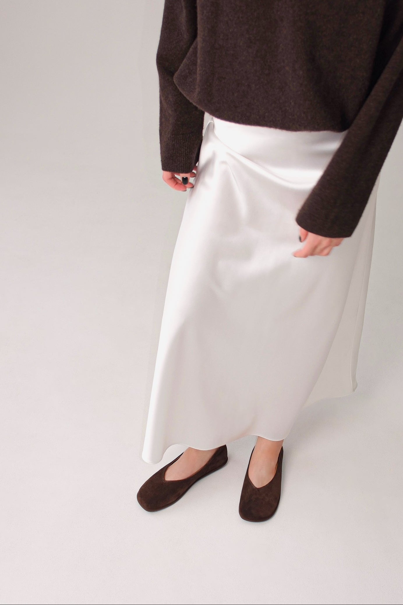 Suede Ballet Flats
