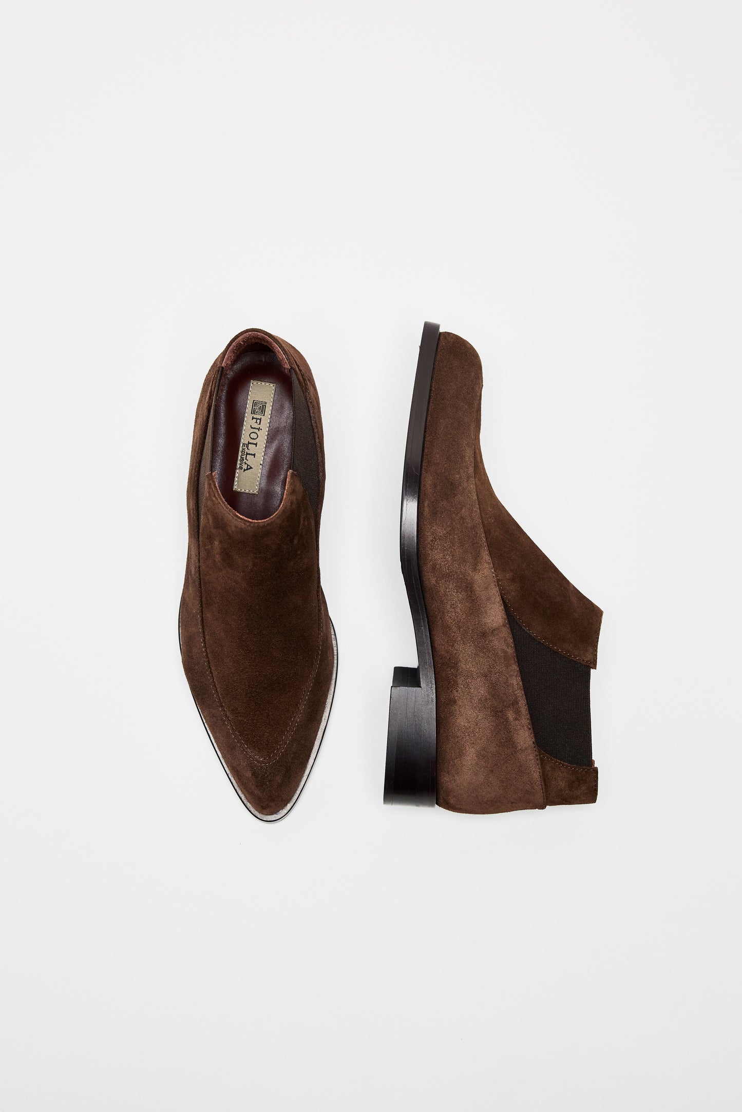 Замшеві напівчеревики