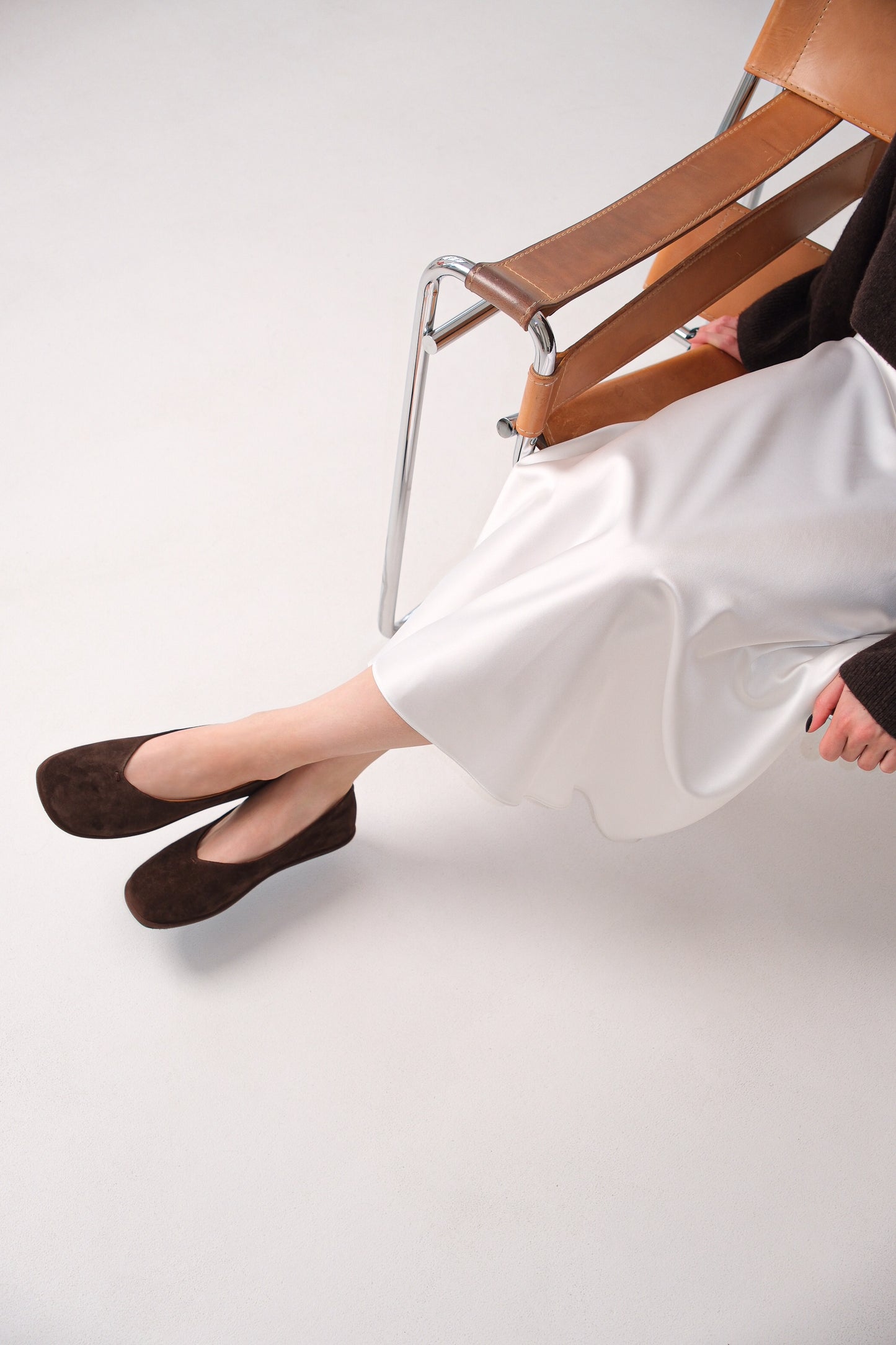 Suede Ballet Flats