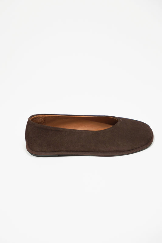 Suede Ballet Flats