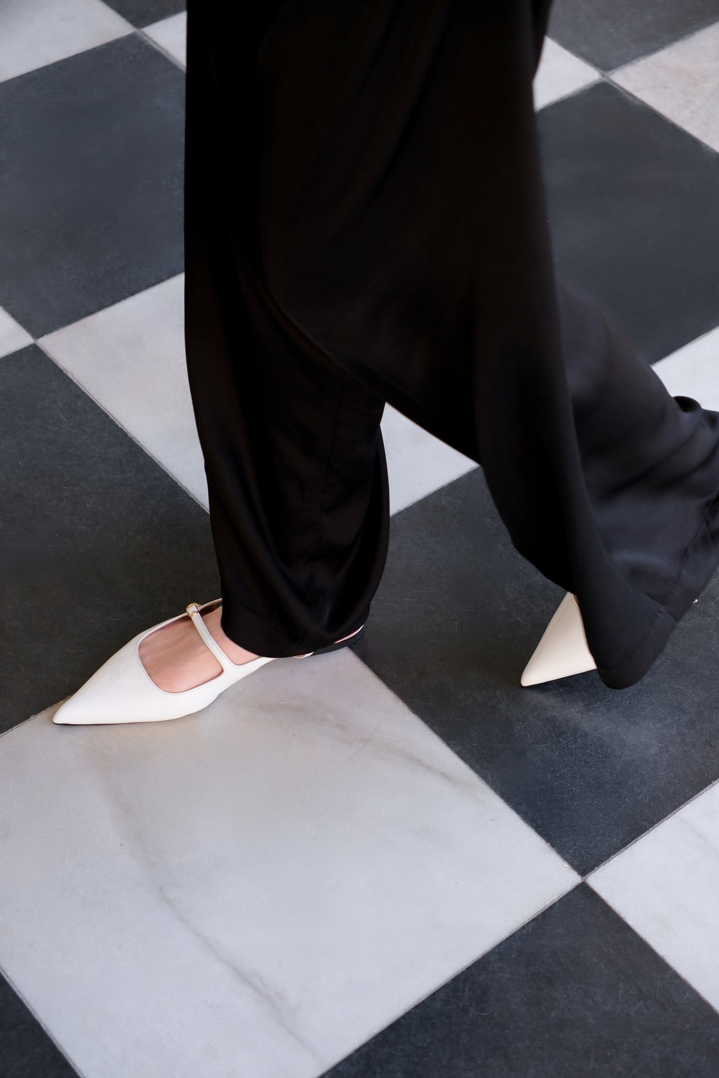Milk Slingbacks