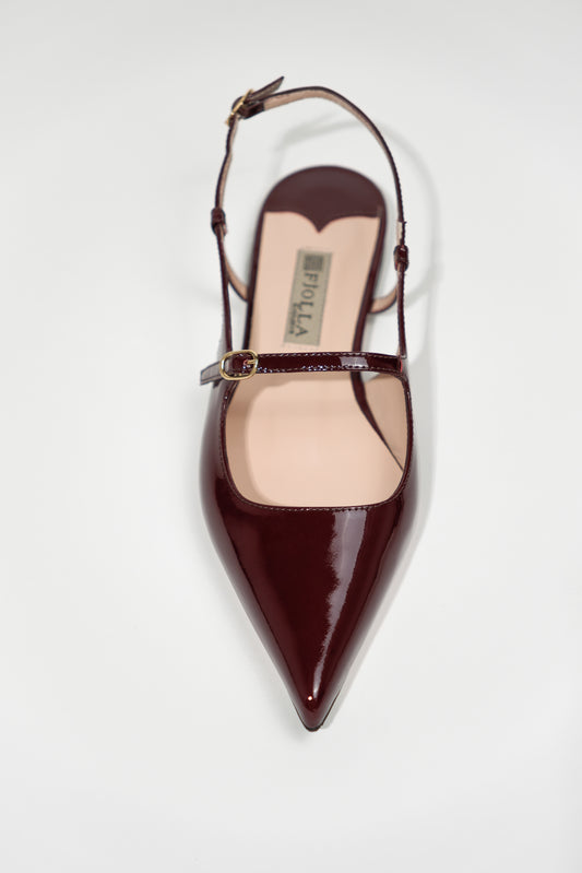 Cherry Slingbacks