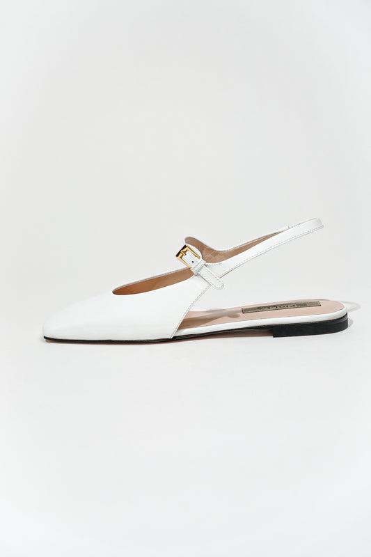 Square-toe Slingbacks