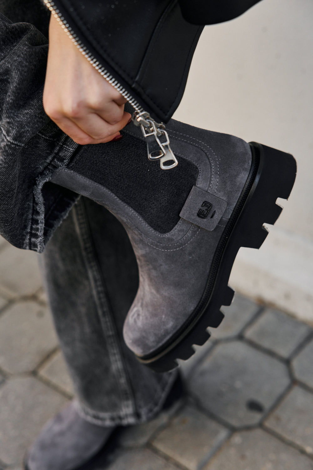 Suede chelsea boots