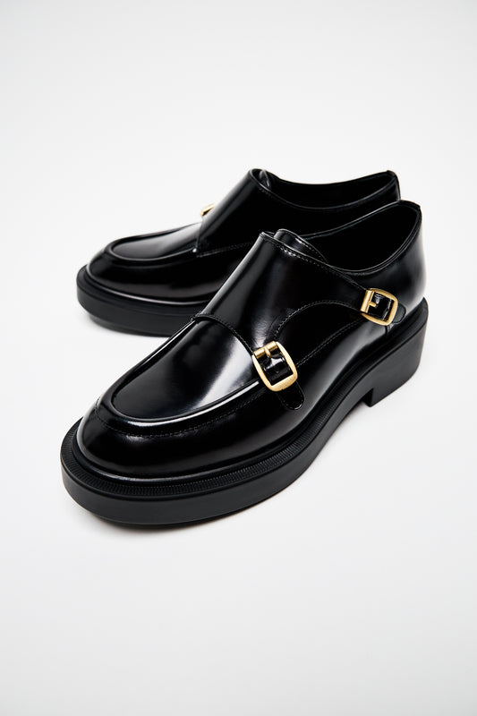 Leather loafers