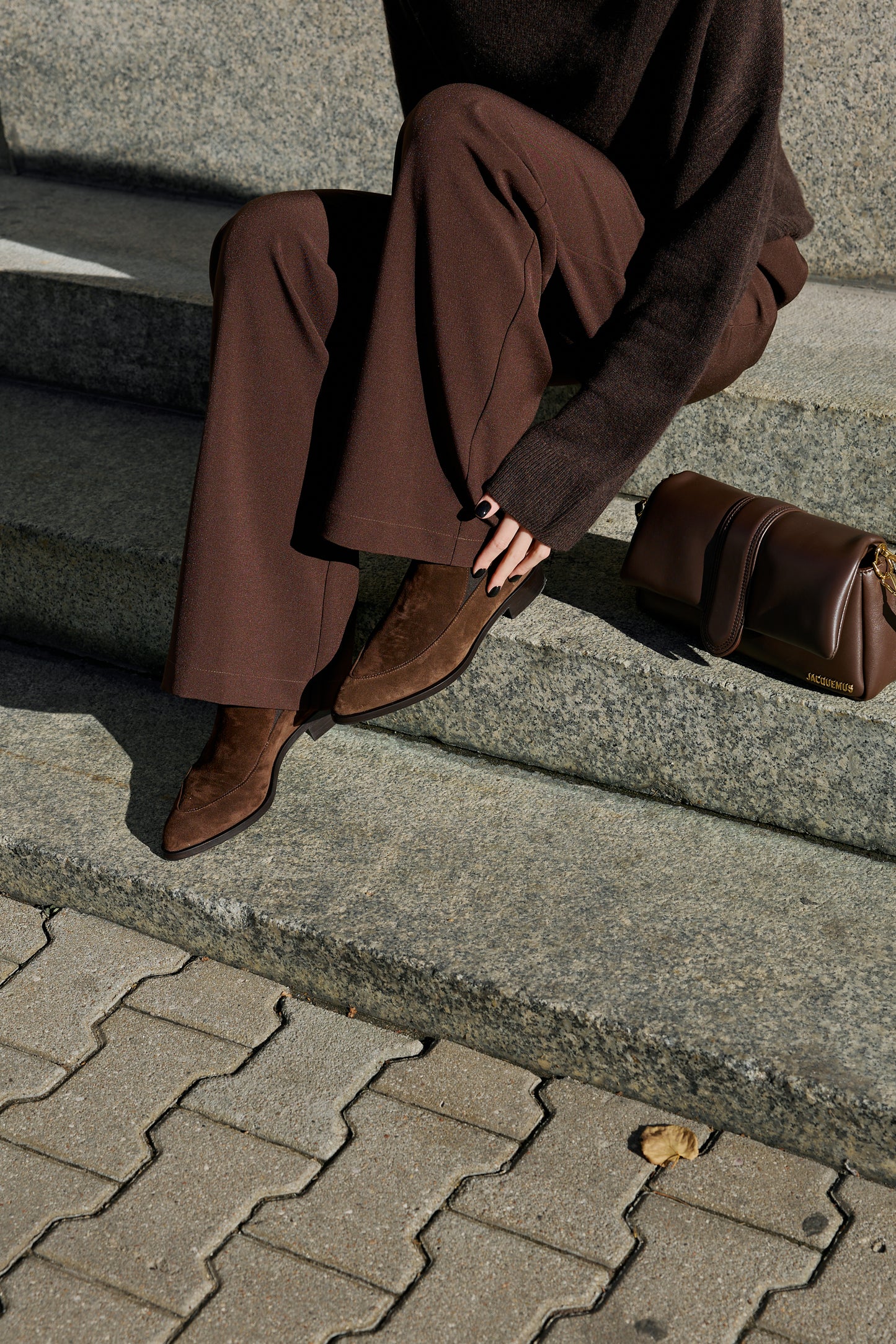 Suede ankle boots