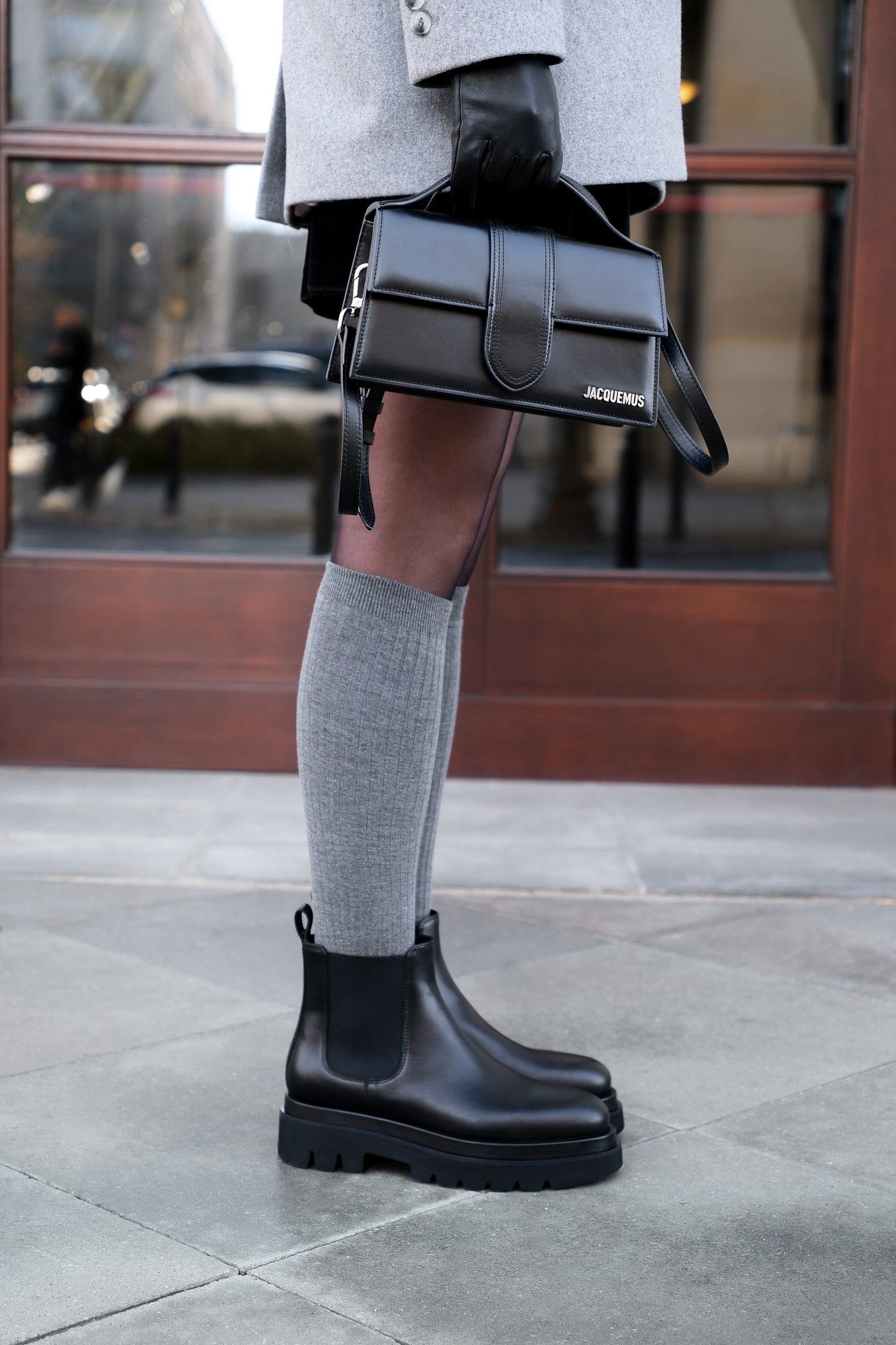 Skórzane botki Chelsea